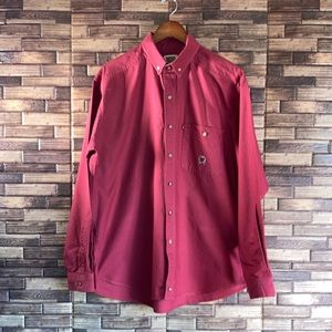 Rough Stock Panhandle Slim Mens Large Shirt USA Made